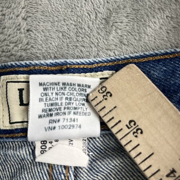 Vintage LL Bean Jeans Mens 44x30 Blue Denim Classic Fit Straight Leg Y2K 220626 - Picture 11 of 16